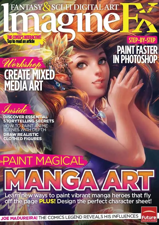 imaginefx magazine issue 85 august 2012 manga art with cd