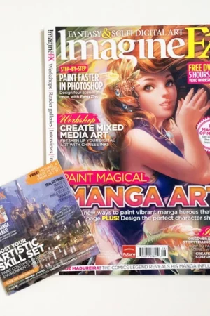 imaginefx magazine issue 85 august 2012 manga art with cd11