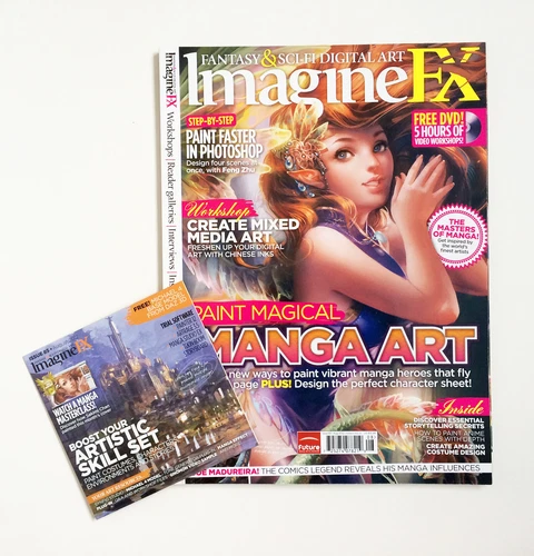 imaginefx magazine issue 85 august 2012 manga art with cd11