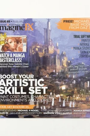 imaginefx magazine issue 85 august 2012 manga art with cd13