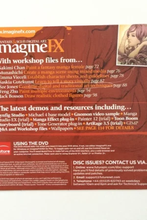 imaginefx magazine issue 85 august 2012 manga art with cd14