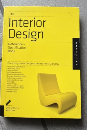 interior design reference specification book everything3