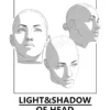 lightshadow of head