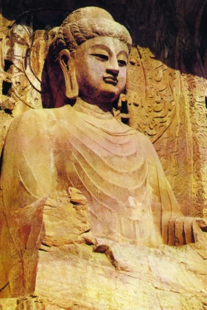 longmen vairochana buddha statue