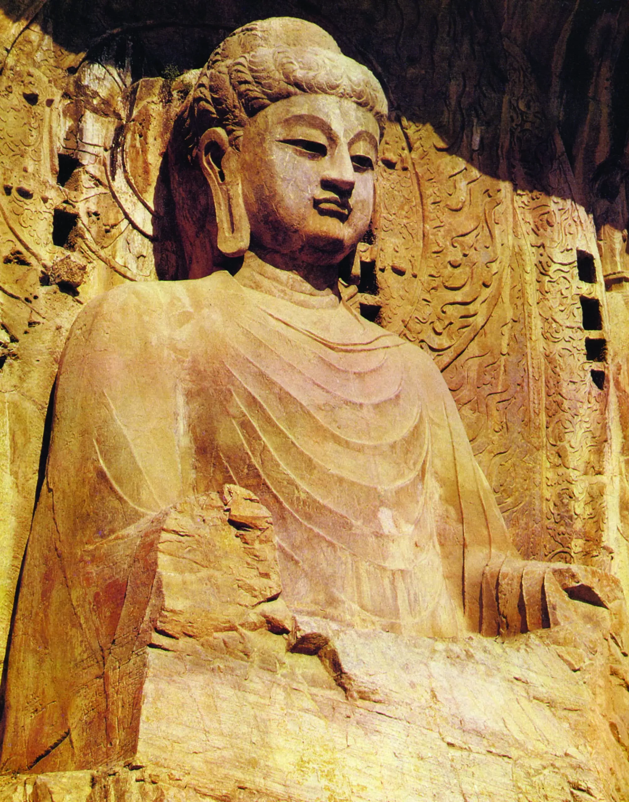 longmen vairochana buddha statue