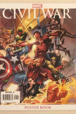 marvel civil war poster book good condition14