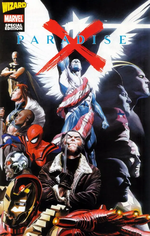 paradise x wizard special edition sketchbook 2001 marvel