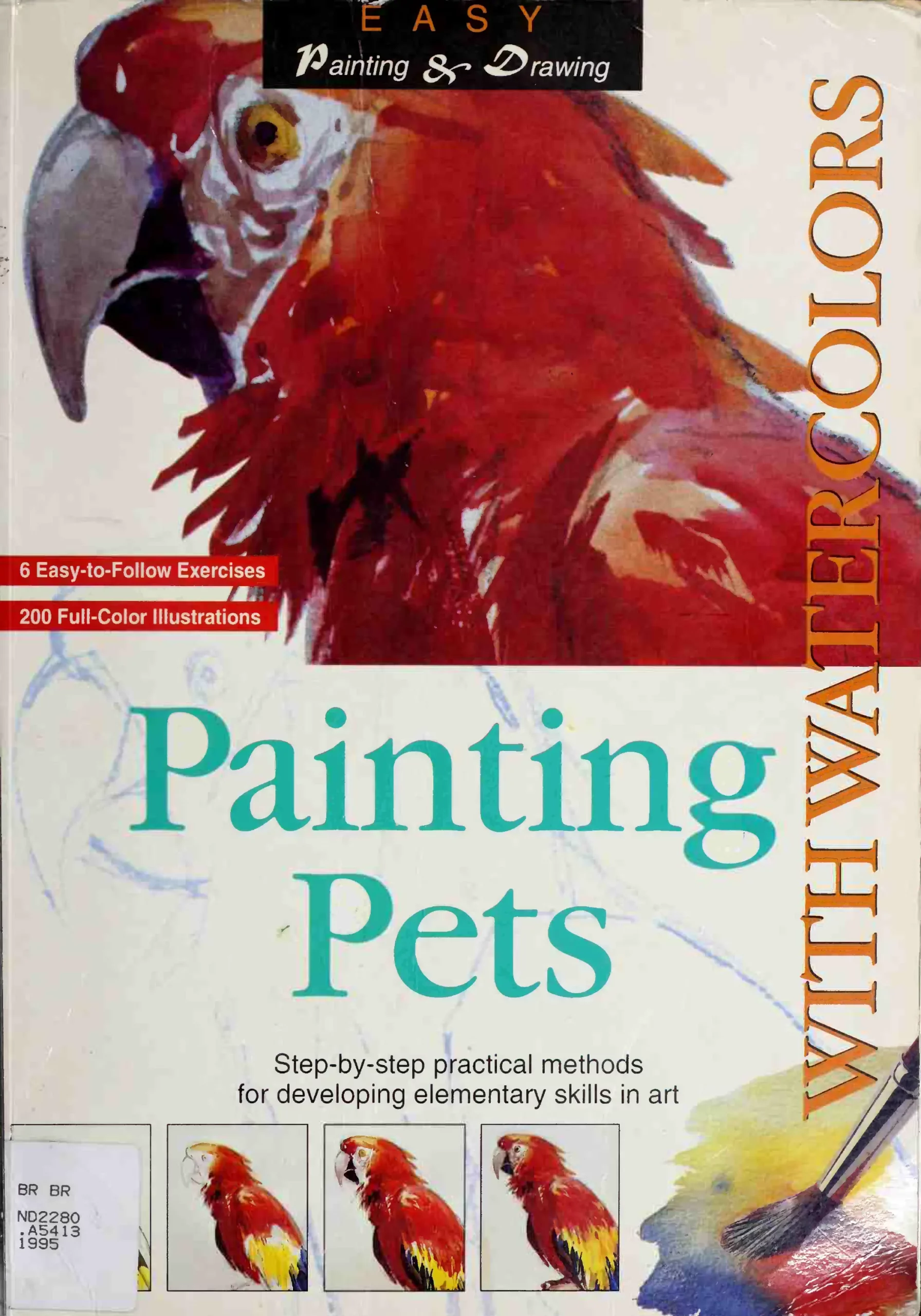 painting pets with watercolors