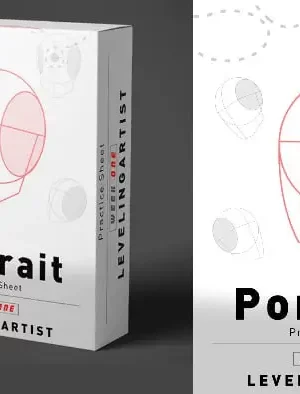 portrait practice sheet weer one levelingartist