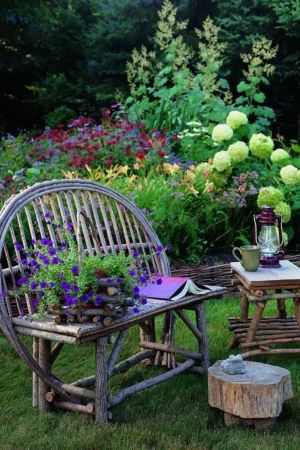 rustic garden projects 28 decorative accents you can build