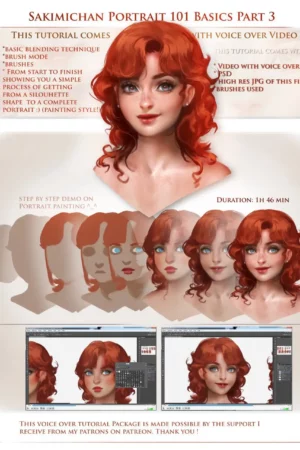 sakimichan portrait 101 basics part 3