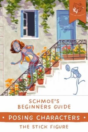 schmoes beginners guide posing characters the stick figure