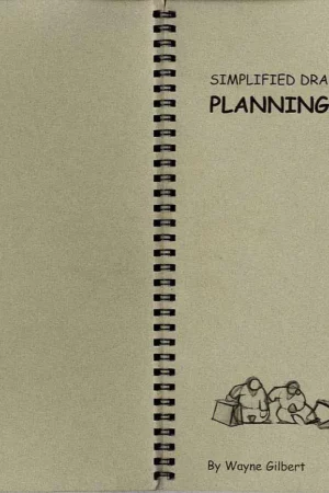 simplified drawing for planning animation