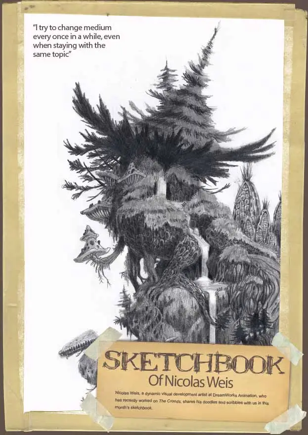 sketchbook of nicolas weis
