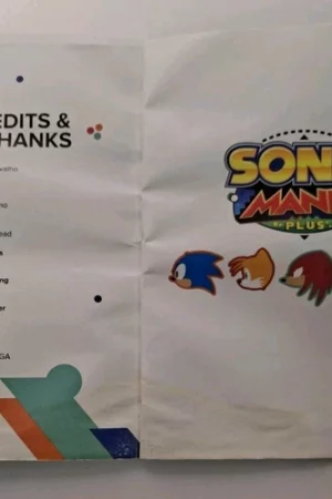sonic mania plus art book only no game art book only sega13