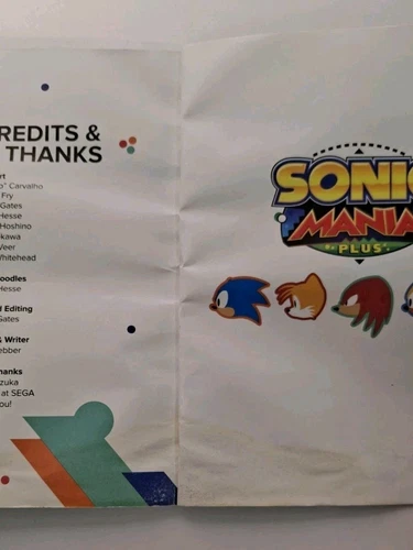 sonic mania plus art book only no game art book only sega13