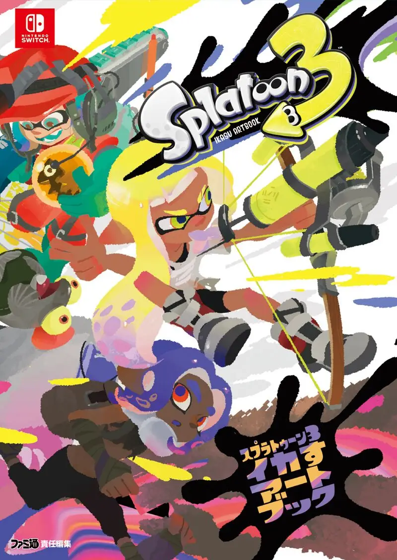 splatoon 3 ikasu artbook