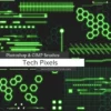 tech pixels photoshop and gimp brushes