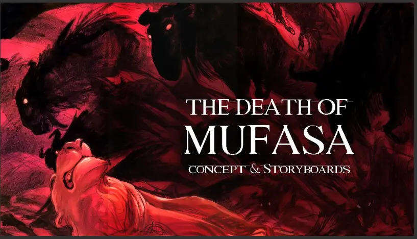 the lion king the death of mufasa story and concept