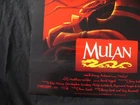 walt disney mulan movie poster original ds one sheet 27x408