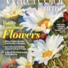 watercolo artist paint luminous flowers