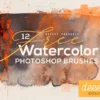 watercolor brushes for photoshop by deeezy 1