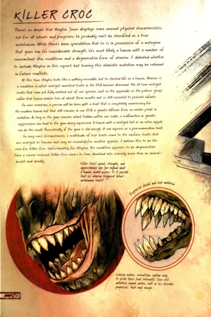 anatomy of a metahuman 10 killer croc