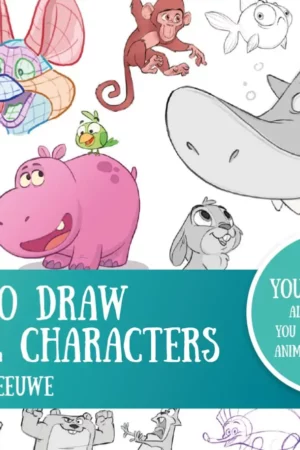 how to draw animal characters