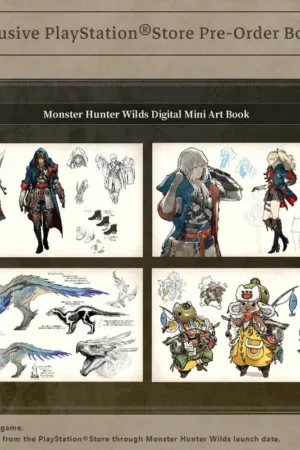 monster hunter wilds digital mini art book