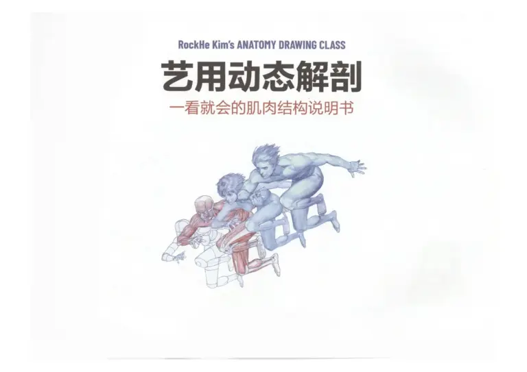 艺用动态解剖与艺用解剖学笔记（2册）：素描绘画教学基础——漫威插画师金乐熹