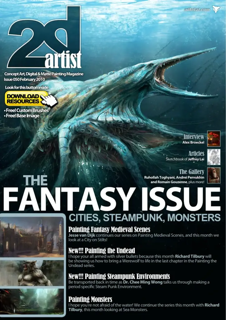 2DArtist Issue 050 February 2010
