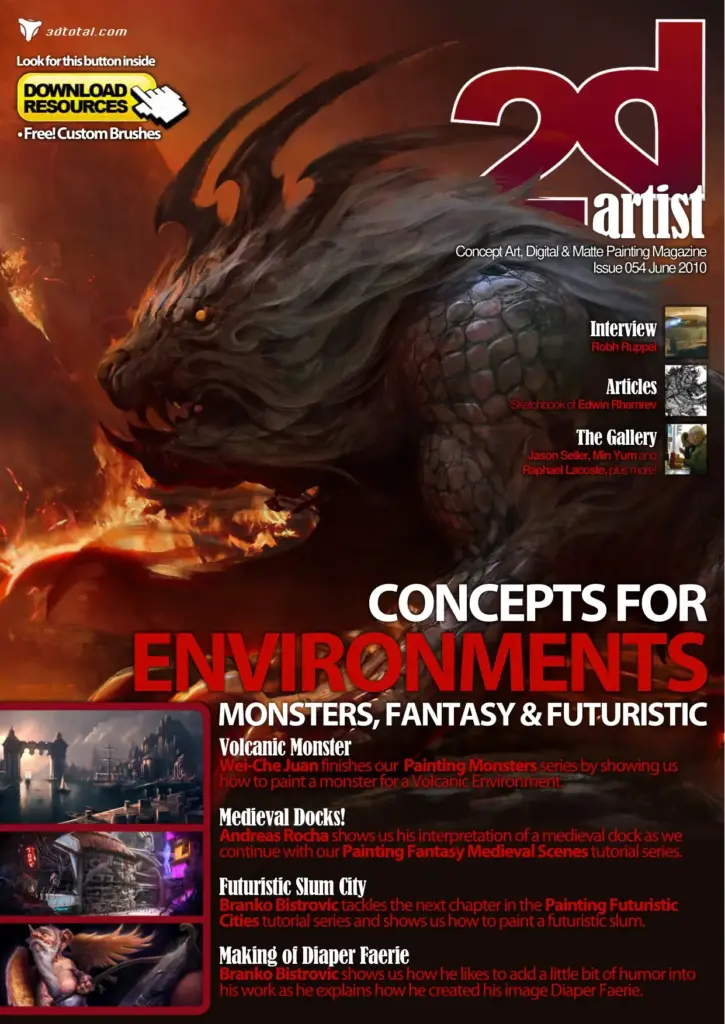 2DArtist Issue 054 June 2010