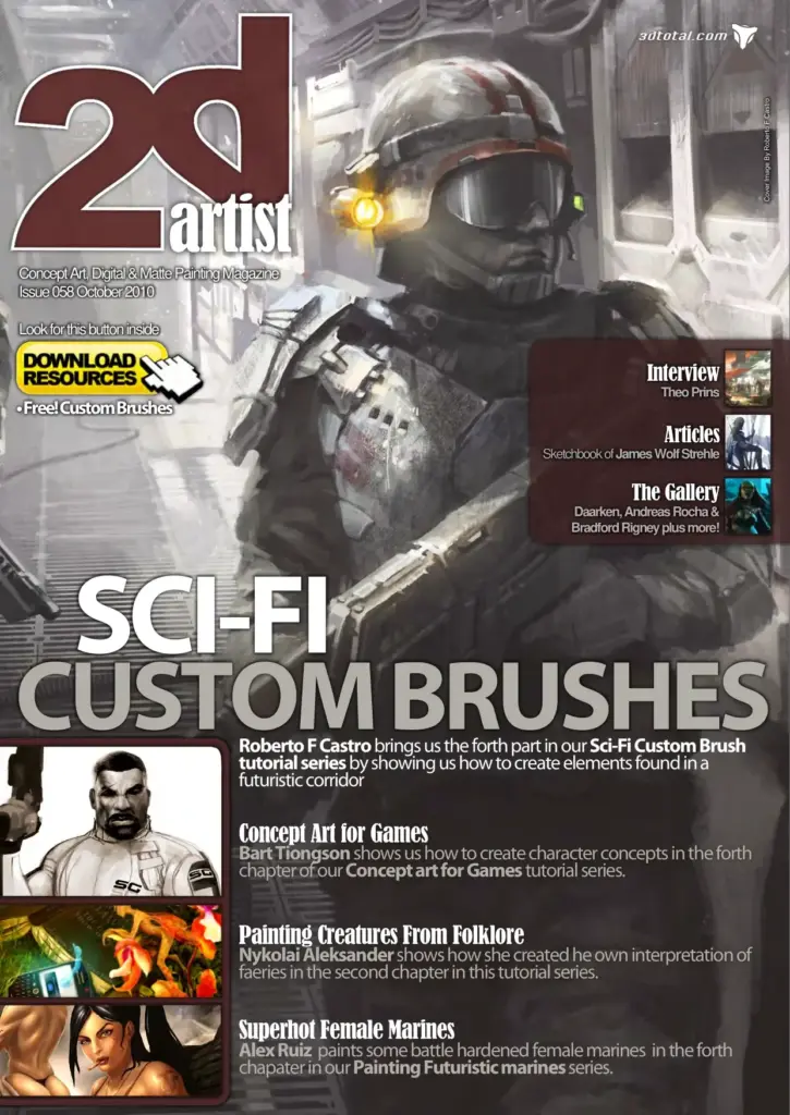 2DArtist Issue 058 October 2010