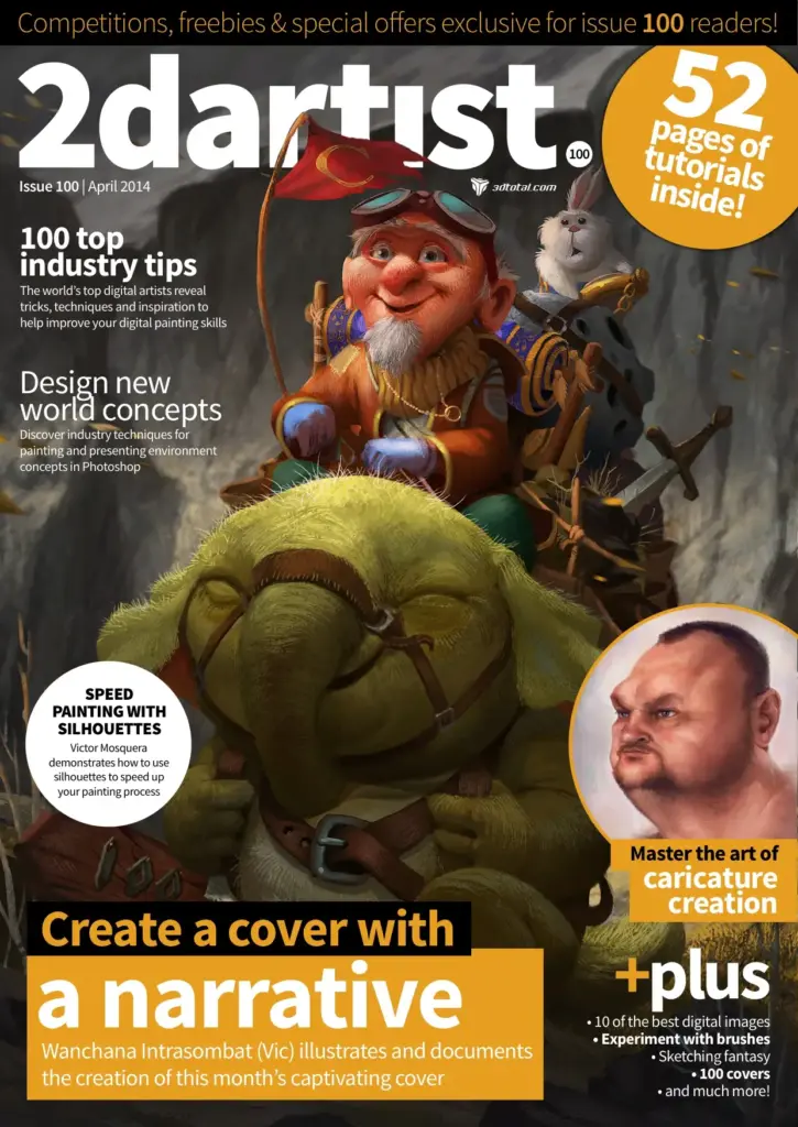 2DArtist Issue 100 April 2014