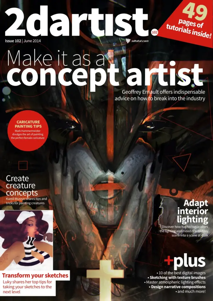 2DArtist Issue 102 June 2014
