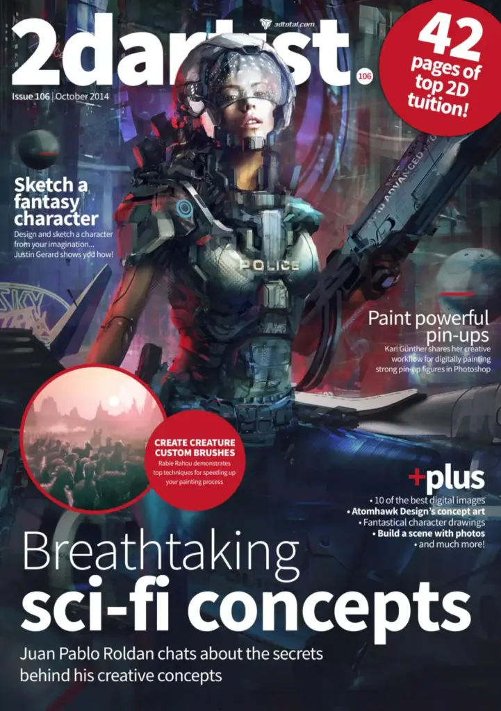 2DArtist Issue 106 October 2014