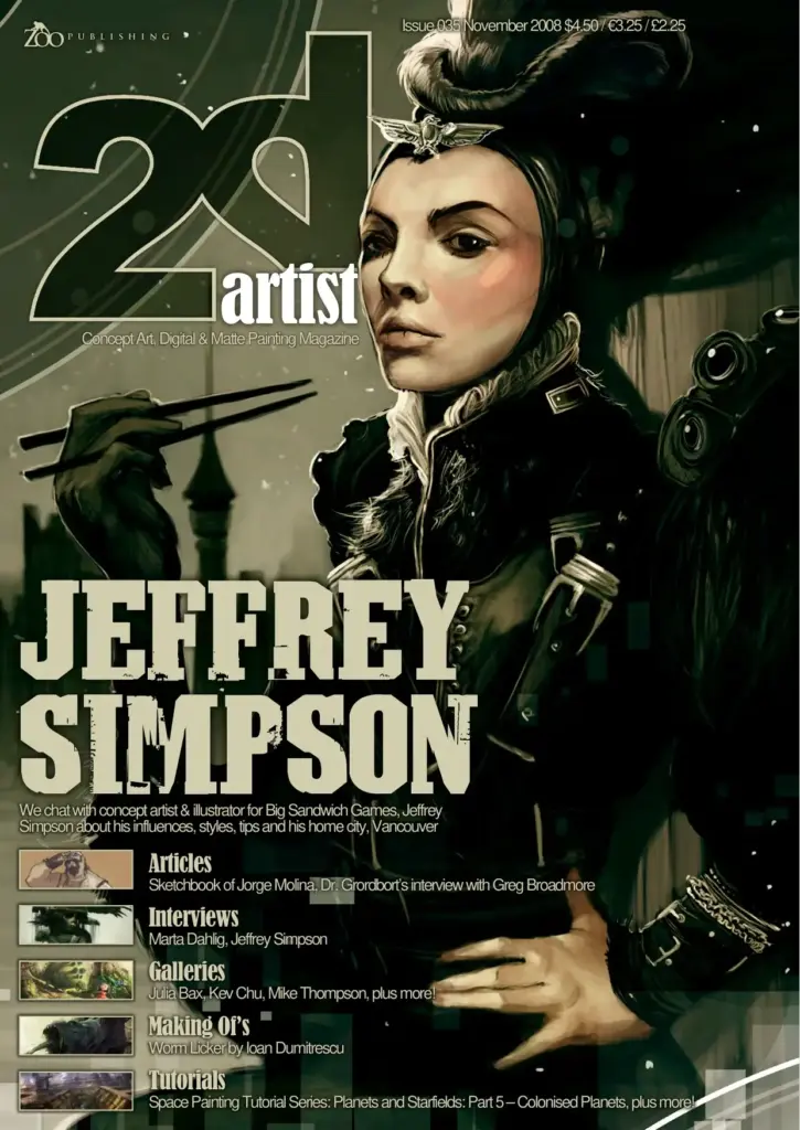 2Dartist Issue 035 November 2008
