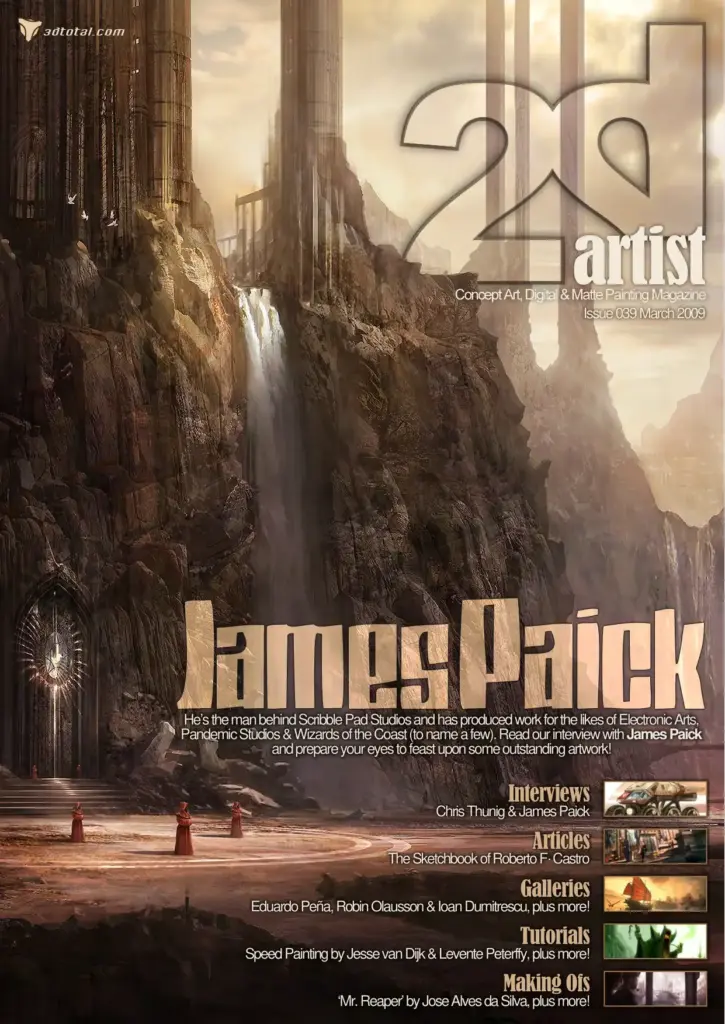 2Dartist Issue 39 March 2009