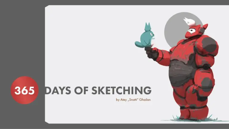 365 Days of Sketching by Atey “Snatti“ Ghailan