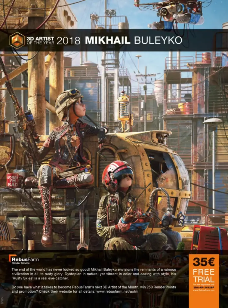 3D Artist Mikhail Buleyko