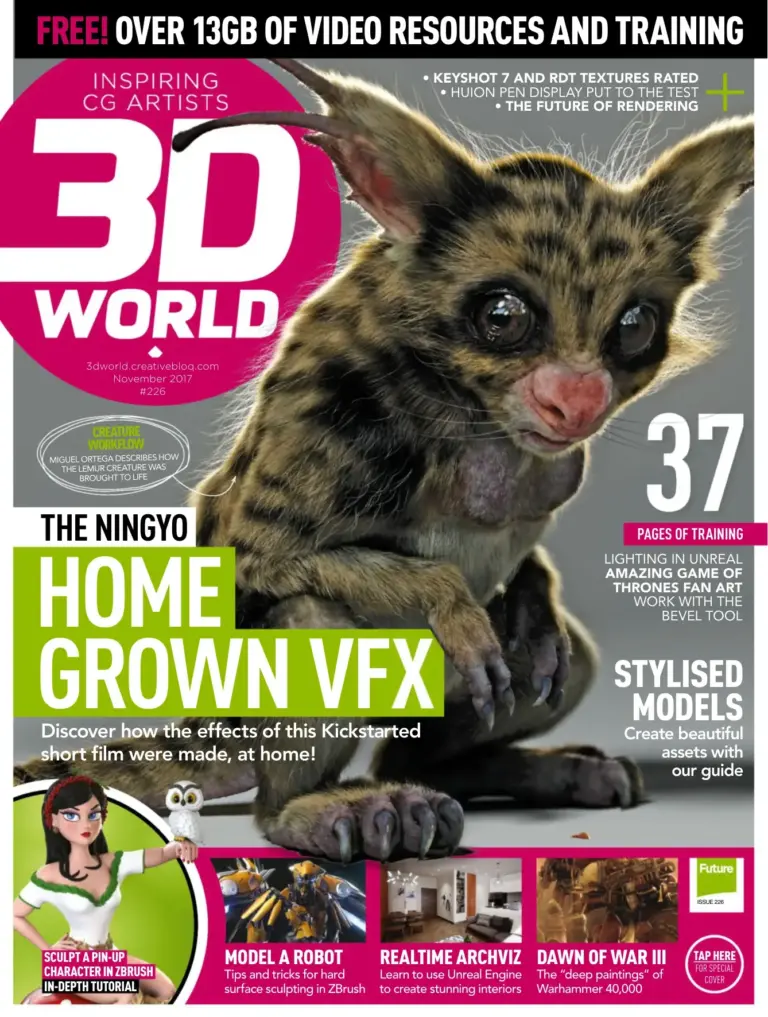 3D World Issue 226 November 2017