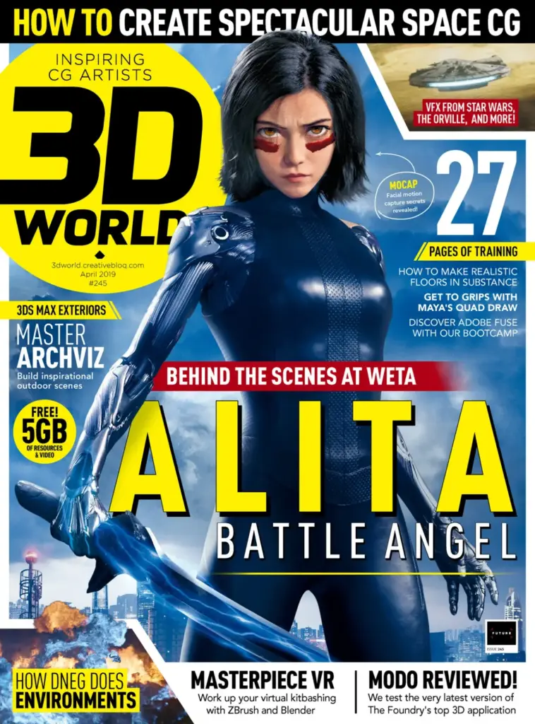 3D World Issue 245 April 2019
