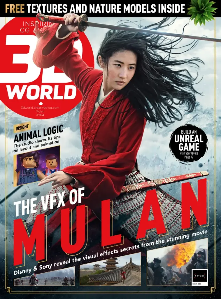 3D World Issue 264: The VFX of Mulan