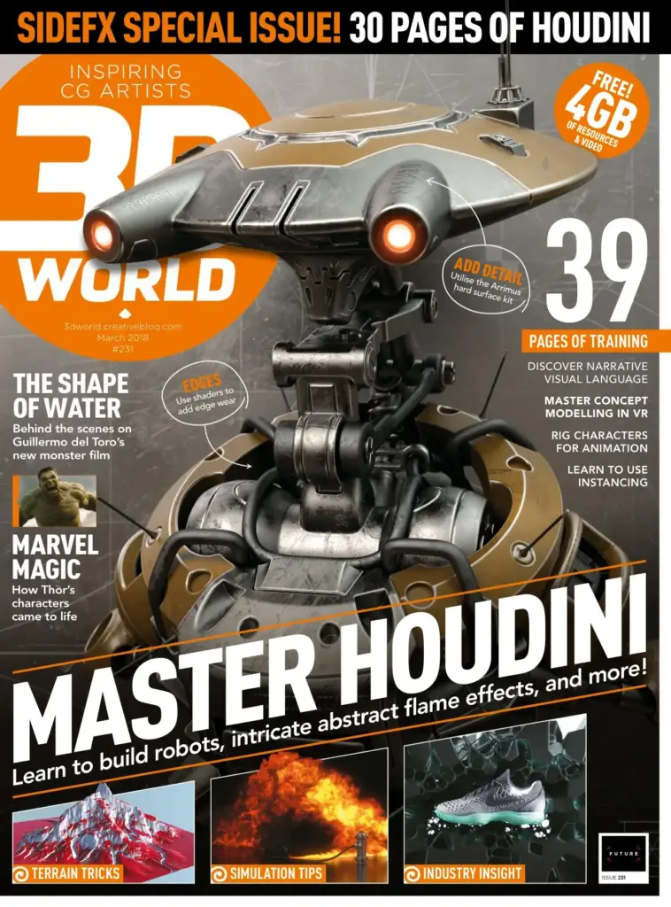 3D World UK March 2018
