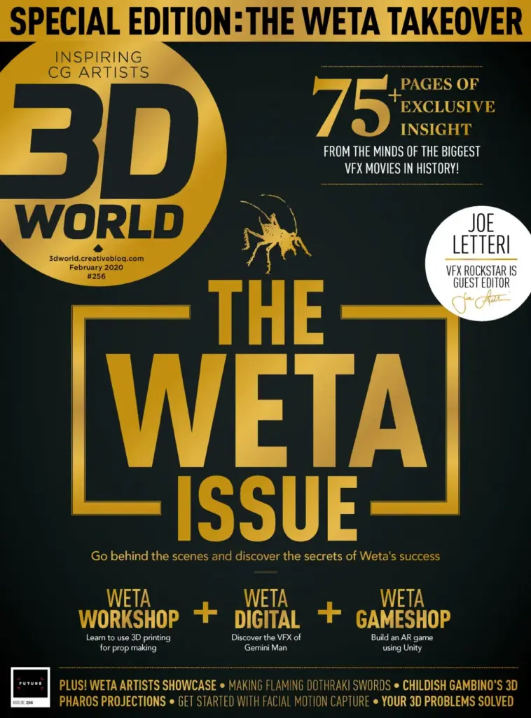 3D World Weta Takeover Issue 256 February 2020
