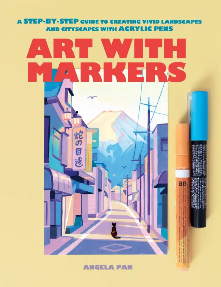 A Step-by-Step Guide to Creating Vivid Landscapes and Cityscapes with Acrylic Pens