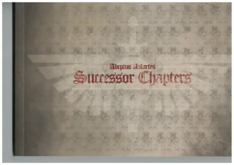 Adeptus Astartes-Successor Chapters