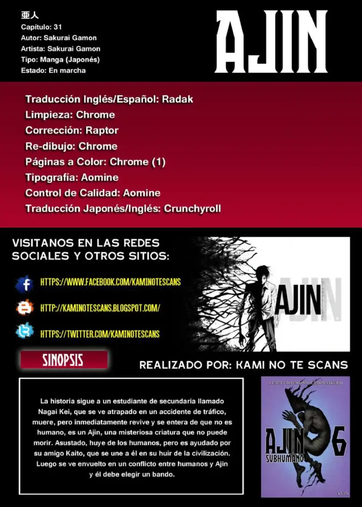 Ajin: Capítulo 31