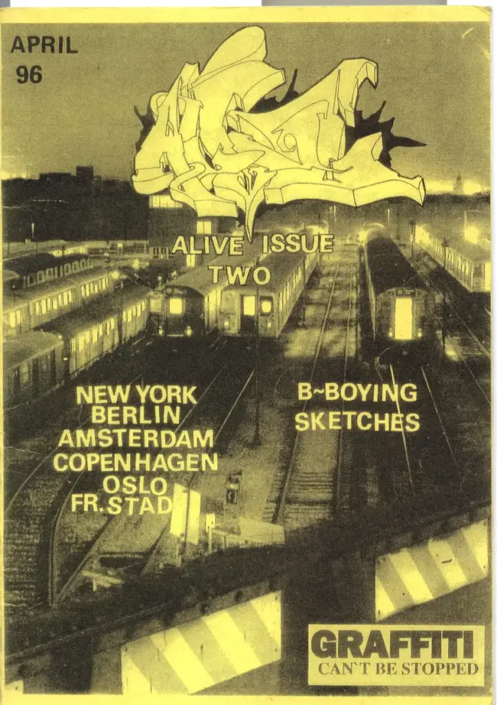 Alive Graffiti Magazine Issue 2 – 04.1996