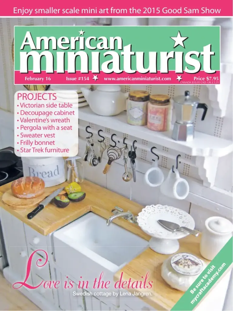 American Miniaturist February 2016 Issue 154
